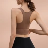 Sports underwear, high-strength yoga vest, one-piece fixed chest pad, shockproof and breathable, gathering running and fitness bra, outdoor sportswear Application Scenario